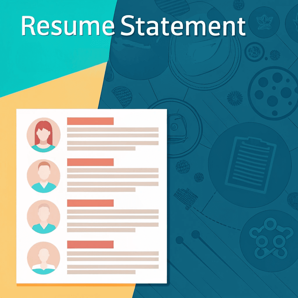resume personal statement