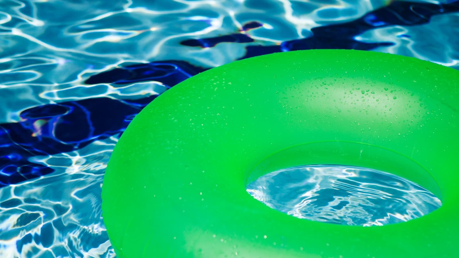 Pool with a floatie