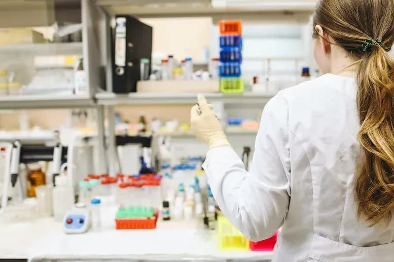 Pharmacist at work