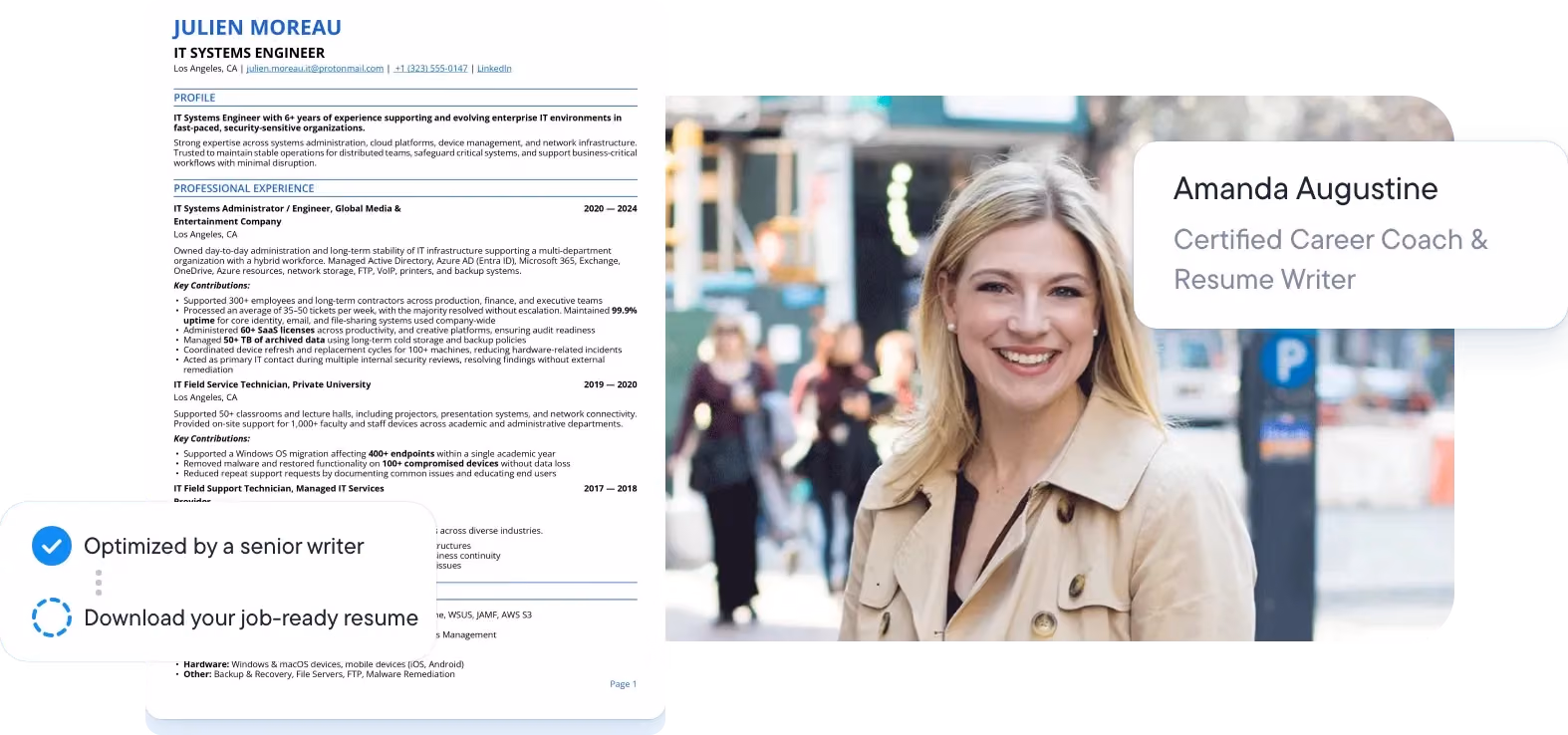 Amanda Augustine, Certified Career Coach & Resume Writer