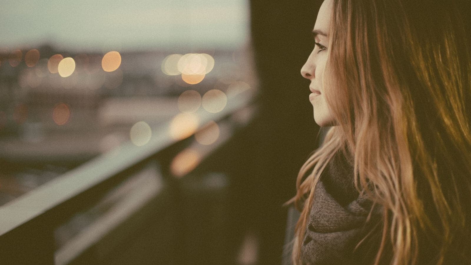 Woman looking into the distance