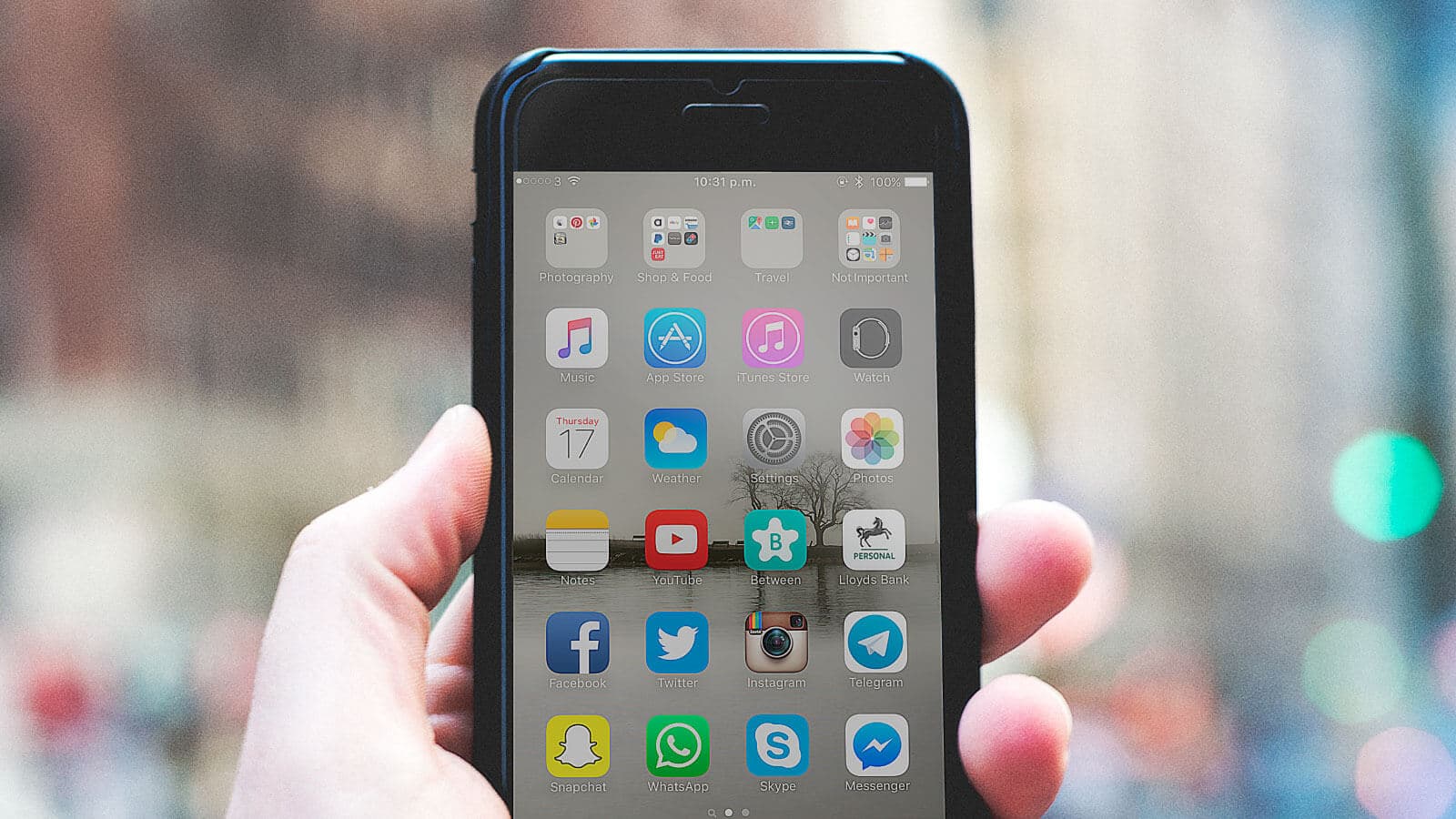 Phone with apps