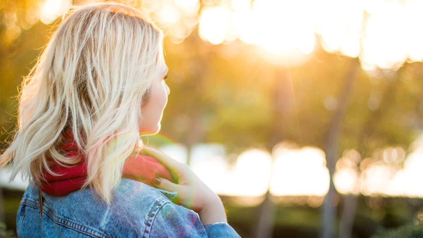 Woman looking into the distance