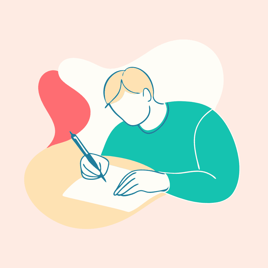 Person writing