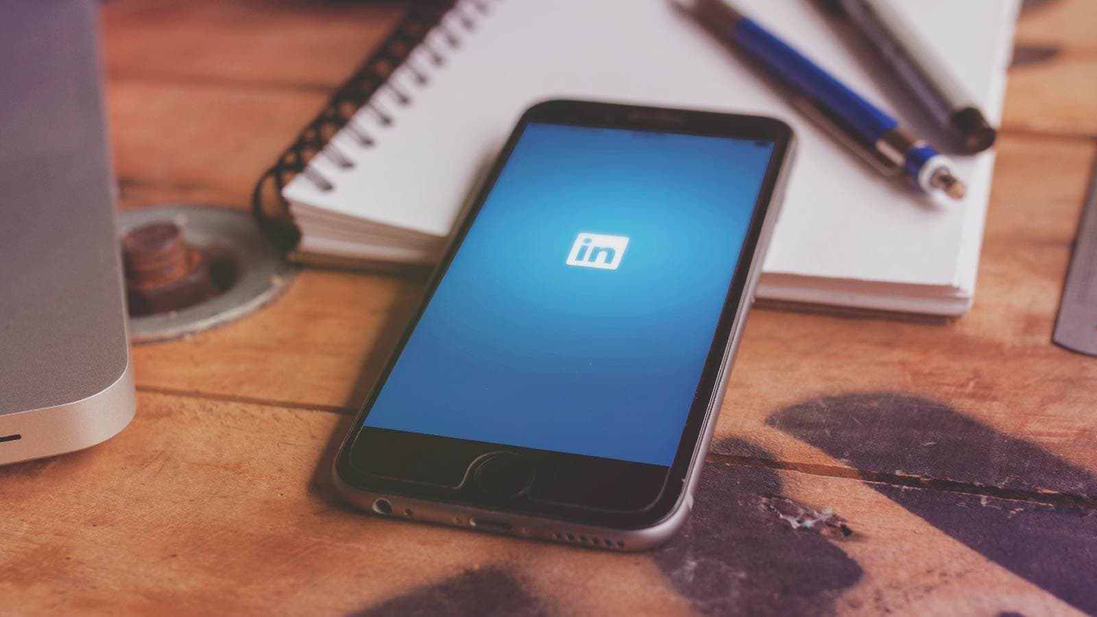 LinkedIn app on mobile device