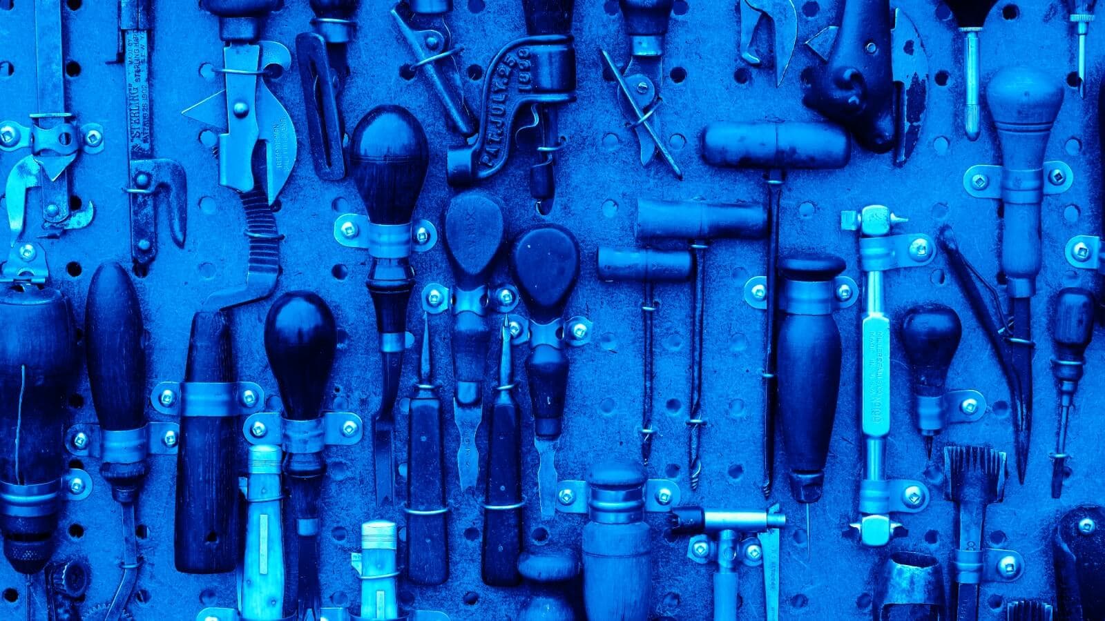 Illustration of work with cogs and gears