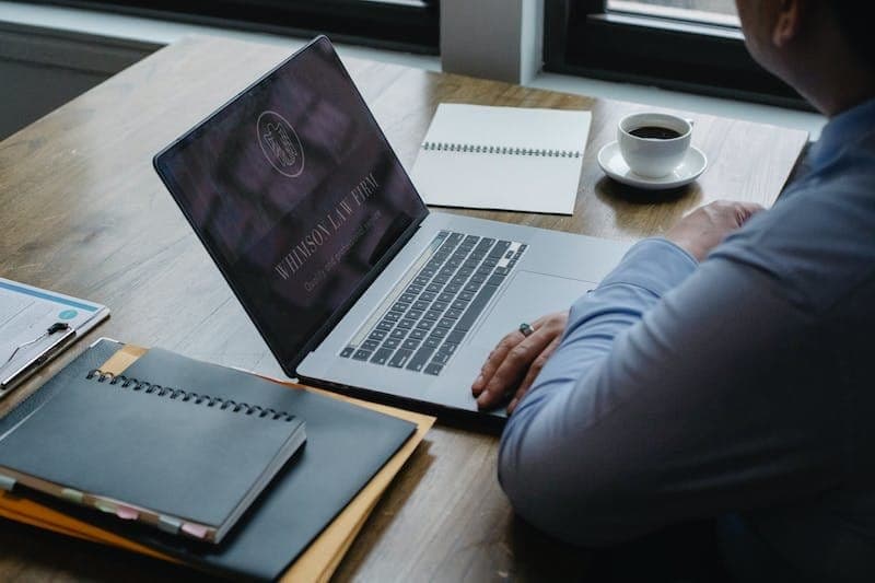 Digital marketing manager at work