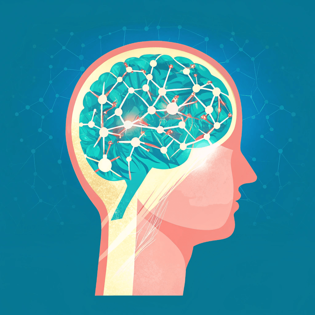 neural network inside a brain
