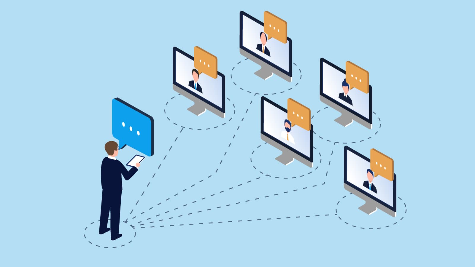 staying connected when working remotely